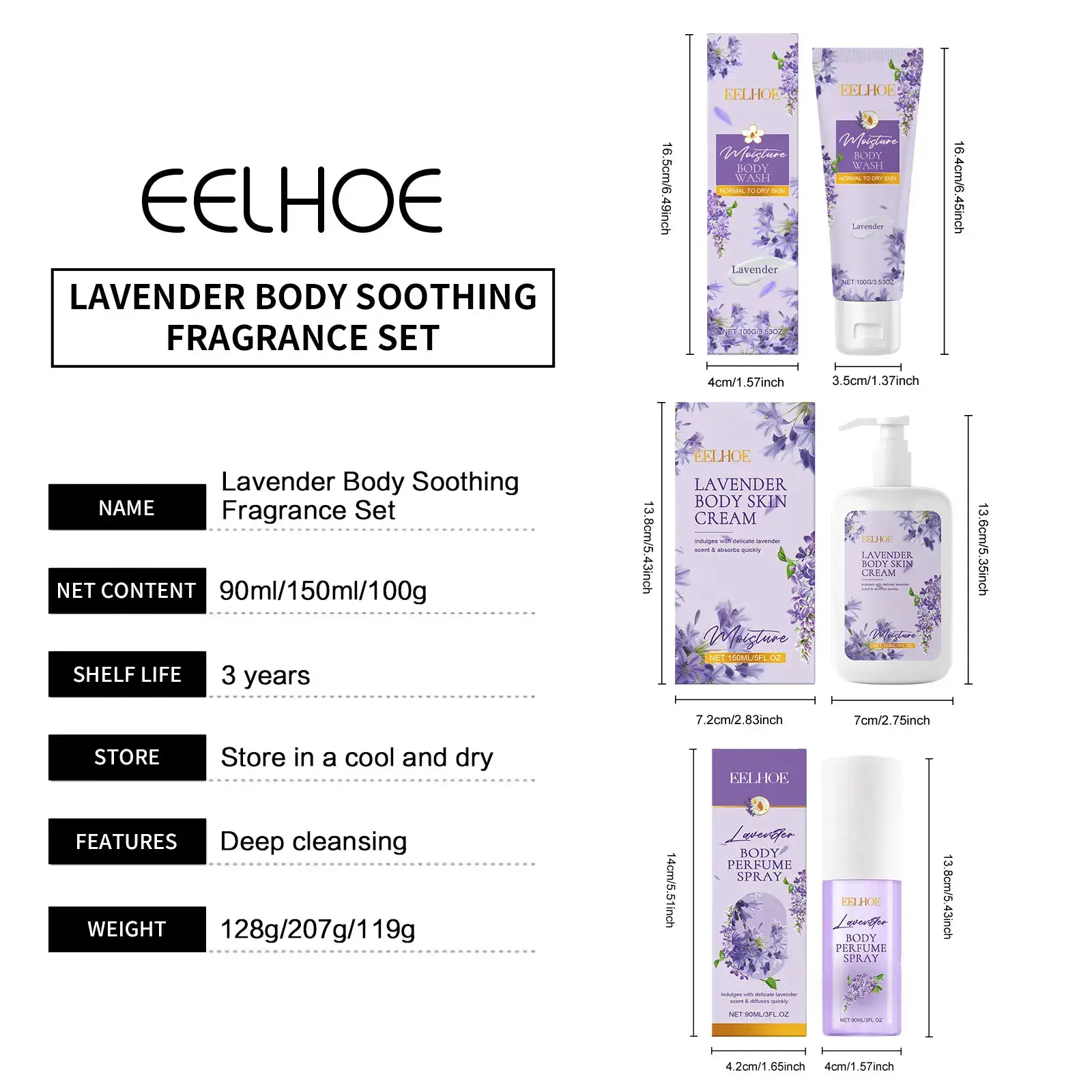 Luxurious skincare set for all skin types