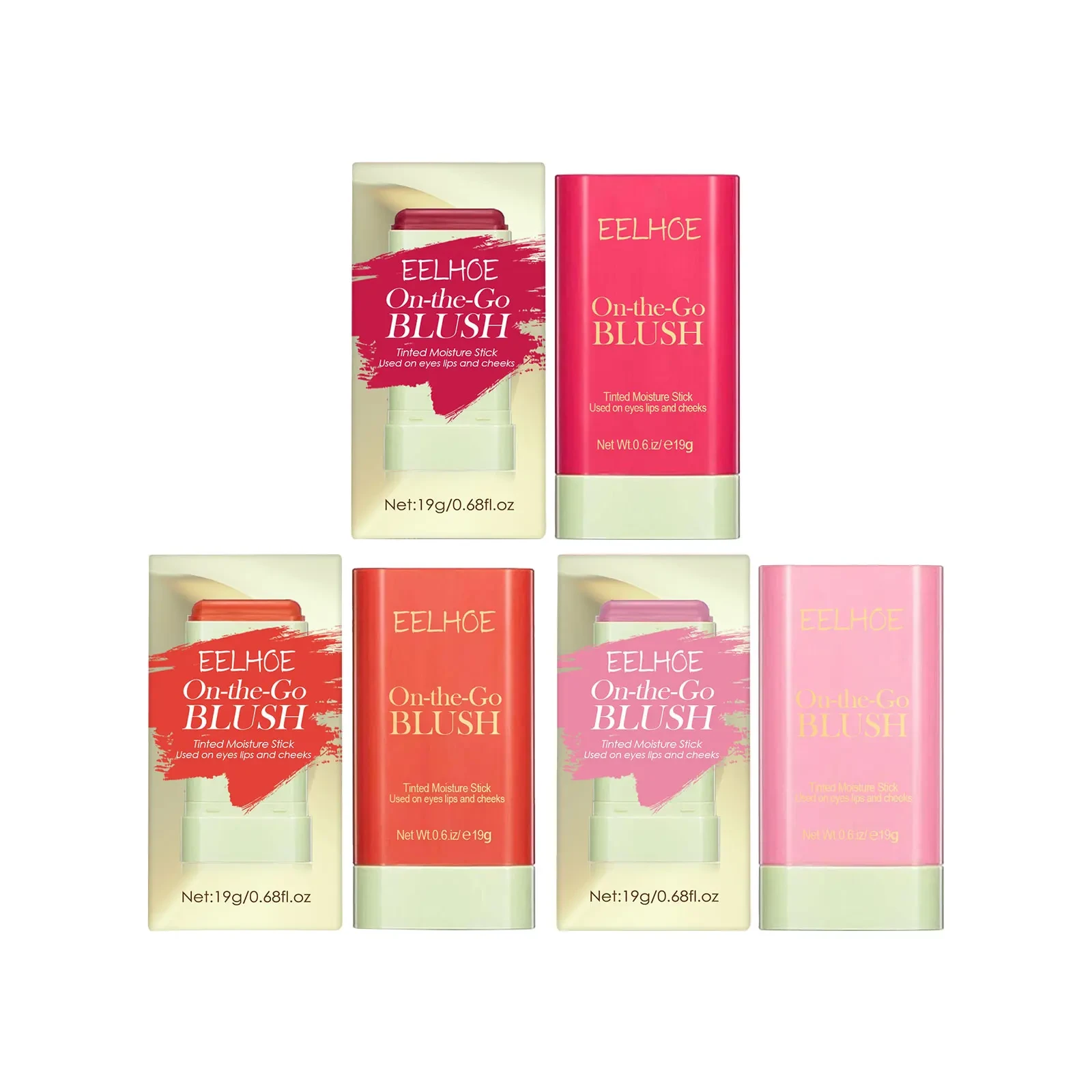 Portable 3 color light tint stick