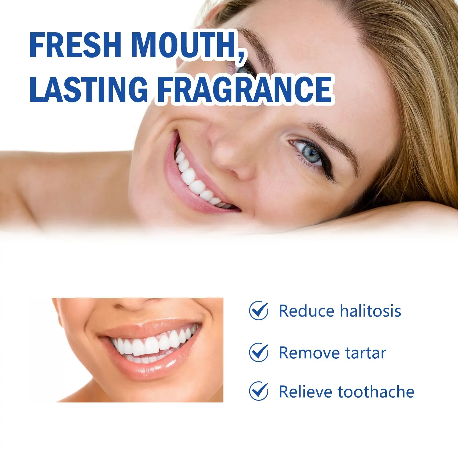 Brightening and whitening toothpaste for yellow teeth