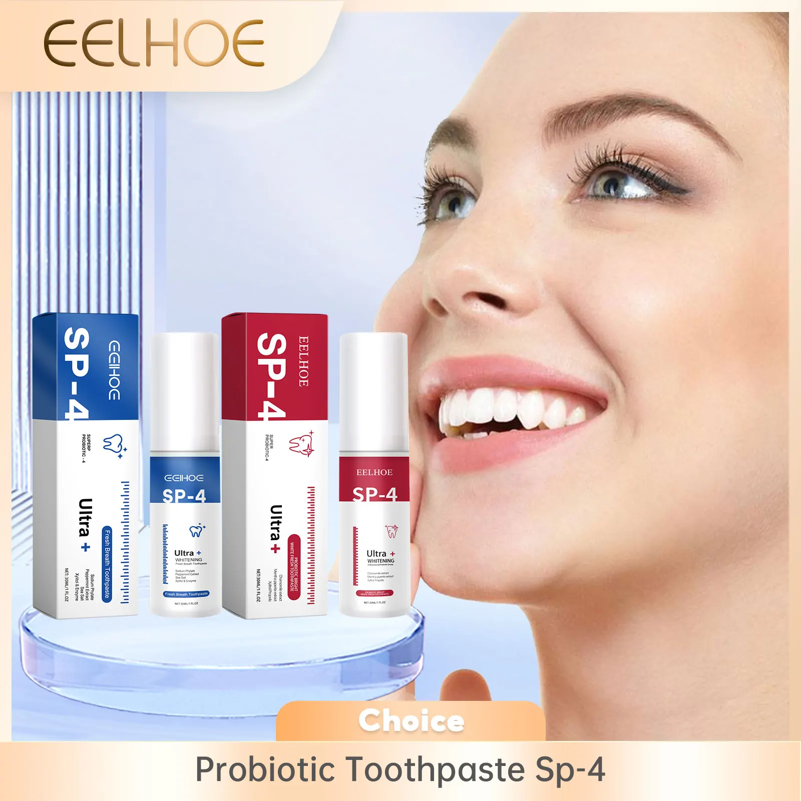 EELHOE Probiotic toothpaste for oral health and fresh breath